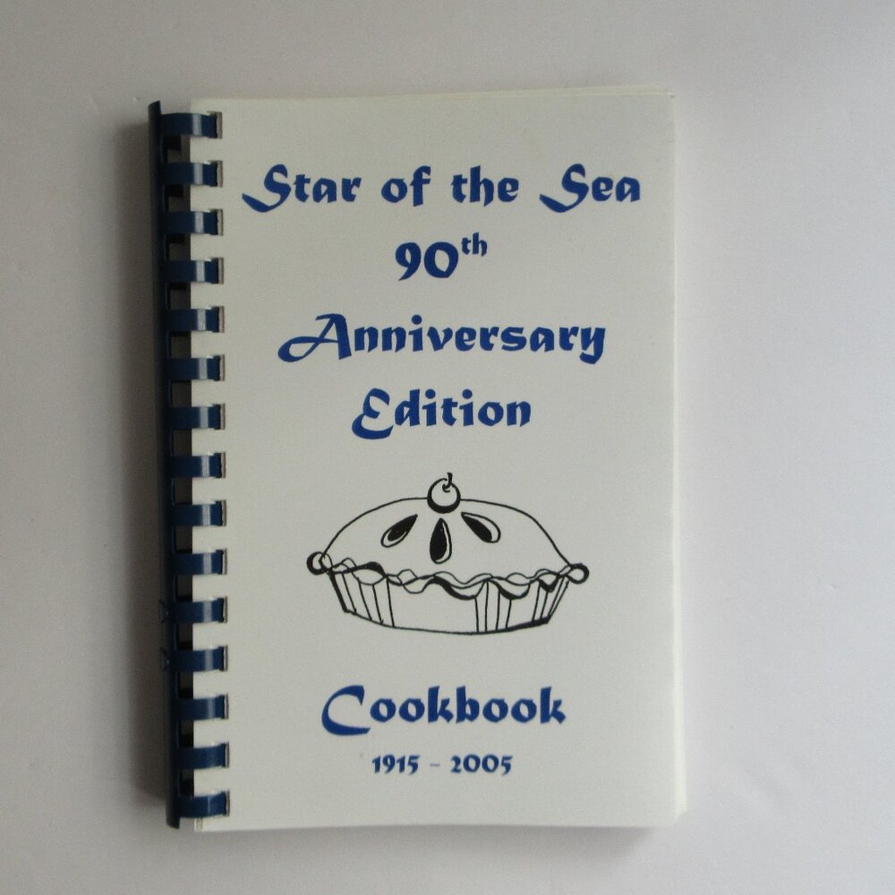 Spiral Bound Cookbook Star of the Sea 90th Anniversary 2005 Virginia Beach VA